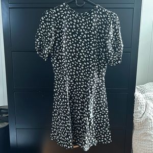 Reformation Floral Print Mini Dress
